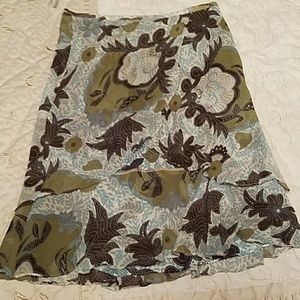 Ann Taylor floral skirt